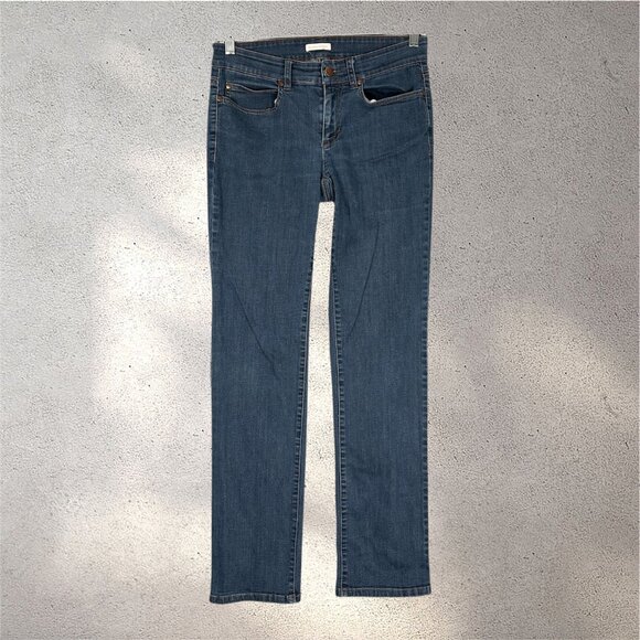 Eileen Fisher Denim - Eileen Fisher Organic Cotton Straight Leg Jeans Women’s 4 Blue Minimalist